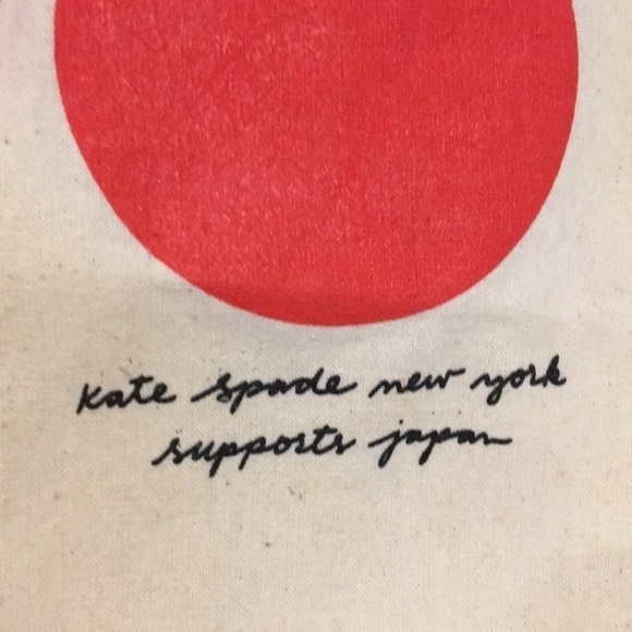 KATE SPADE- We Heart Japan canvas Tote - Picture 2 of 4